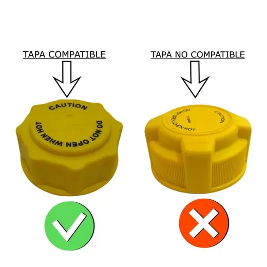 Tapa Deposito Auxiliar Refrigerante Mahindra Pick Up Scorpio - Miniatura 2
